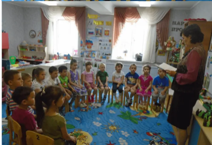 Чтение произведения о войне в старшей группе.