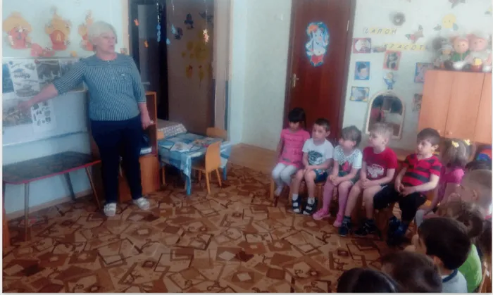 Беседа  " Война глазами детей" в средней группе