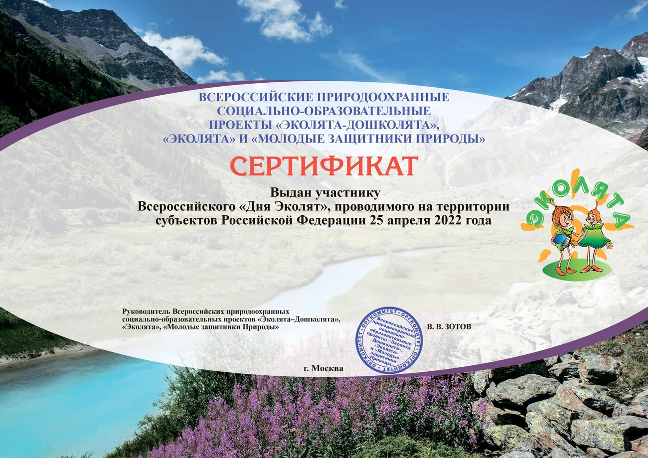 Сертификат участника Всероссийского «Дня Эколят».jpg