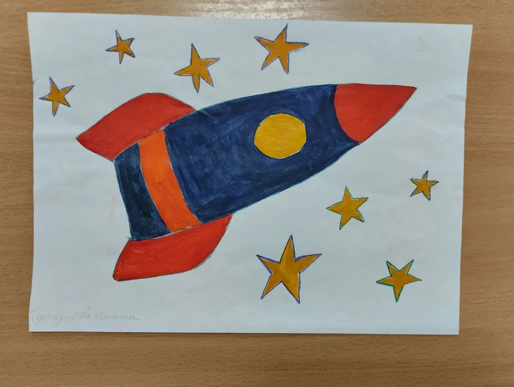 конкурс рисунков ко Дню космонавтики